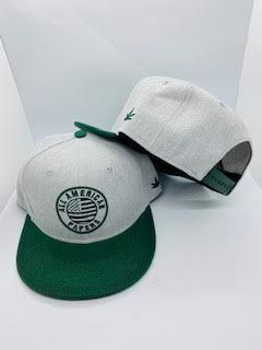 All American All American Grey & Green Hat Accessories Gear