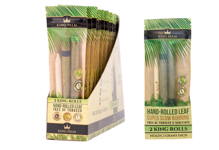 King Palm King Palm (2 King) Hand Rolled Leaf Accessories Paper / Rolling Supplies