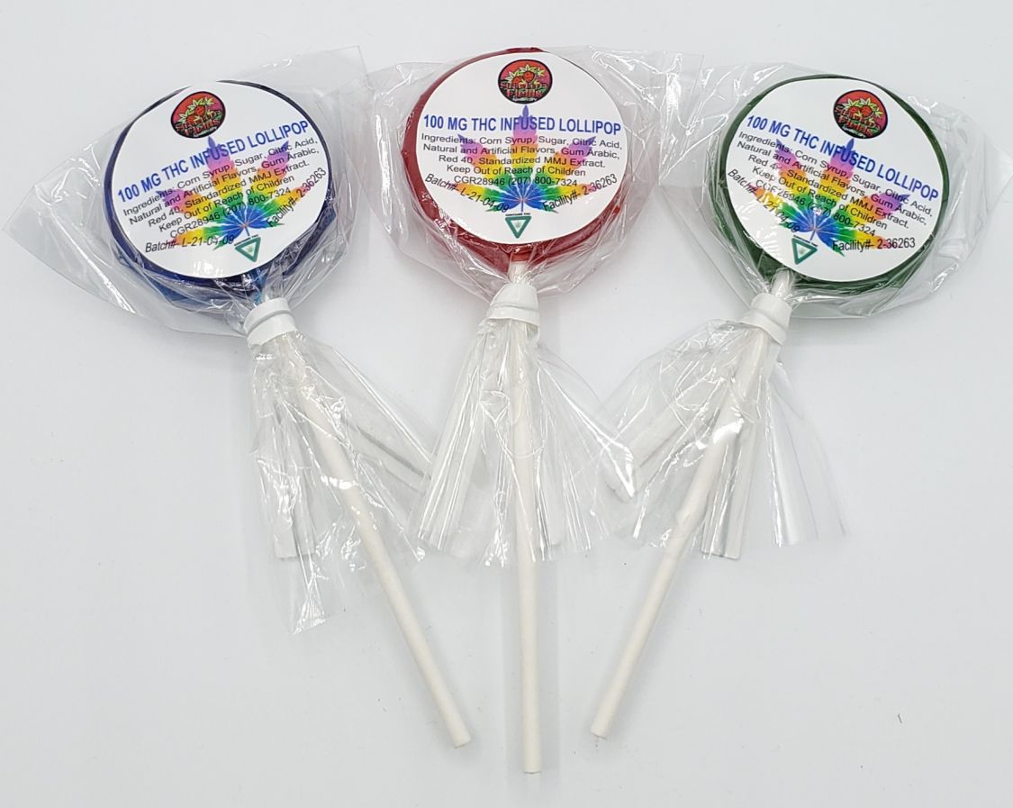 MEDS SALE***100mg Lollipop (slightly melted) Edibles Hard Candy