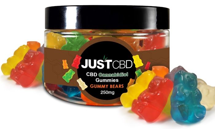JustCBD JustCBD Gummies Bears Jar 250mg Misc. CBD Edibles