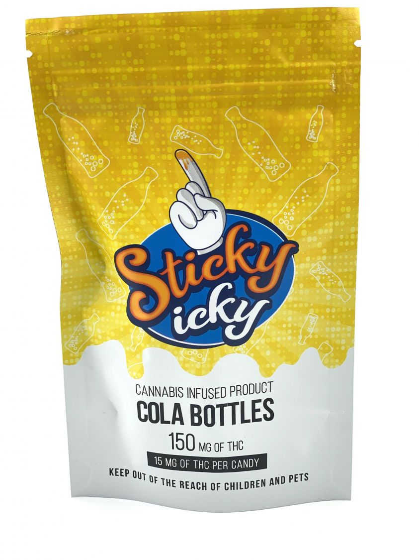 STICKY ICKY COLA BOTTLES Edibles Gummies
