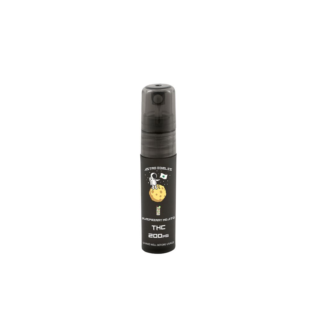 ASTROS EDIBLES Oral Spray Raspberry Mojito -  200MG Topicals Spray