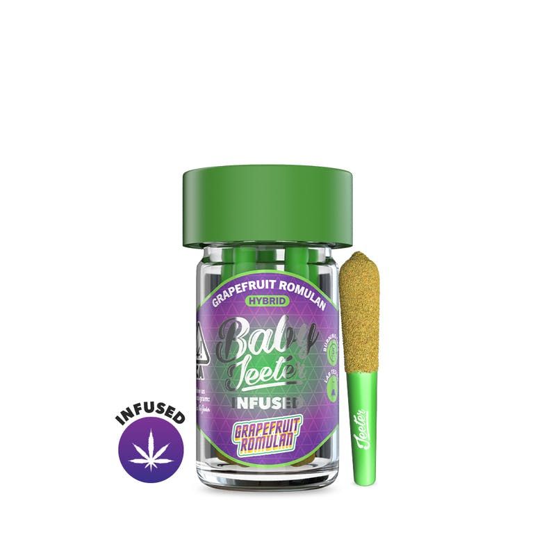 Jeeter Baby Jeeter Infused - Grapefruit Romulan Pre-rolls Infused Pre-Rolls