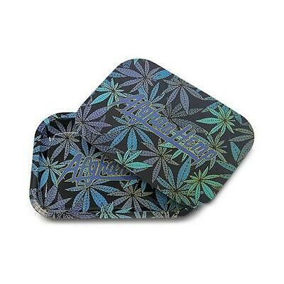 Afghan Hemp Afghan Hemp Blue Rolling Tray with Smell Proof Magnetic Cover Lid, Medium size (9”X6”) Accessories Gear