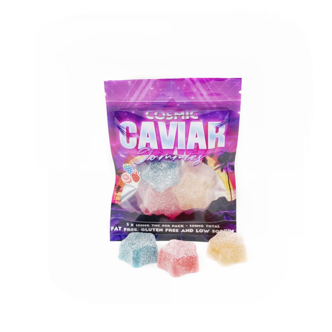 Moonrock Canada Cosmic Caviar – 300MG Edibles Gummies