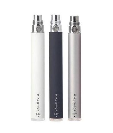 World Class Cannabis EGO-C TWIST 900 MAH VARIABLE VOLTAGE BATTERY WITH CHARGER AND CASE Accessories Batteries