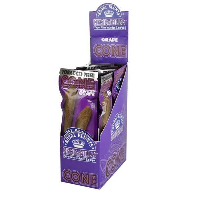  ROYAL BLUNTS - TOBACCO FREE- GRAPE Accessories Paper / Rolling Supplies