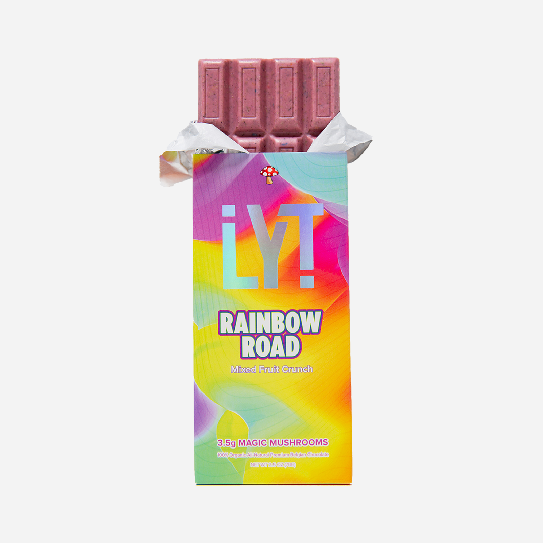 LYT Rainbow Road 4g Shroom Bar Edibles Chocolates