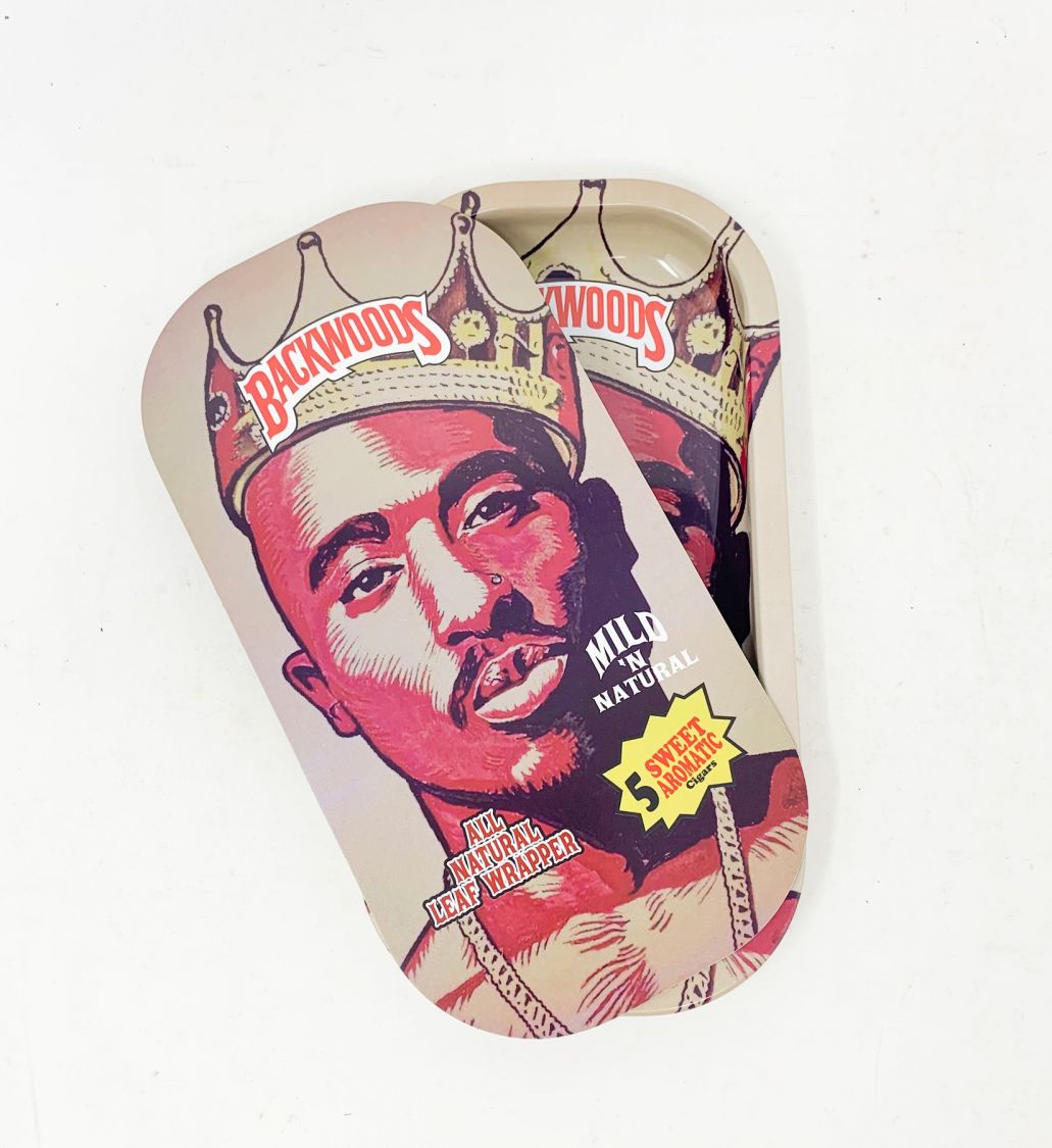 Backwoods Tupac Magnetic Rolling Tray with Lid Accessories Gear