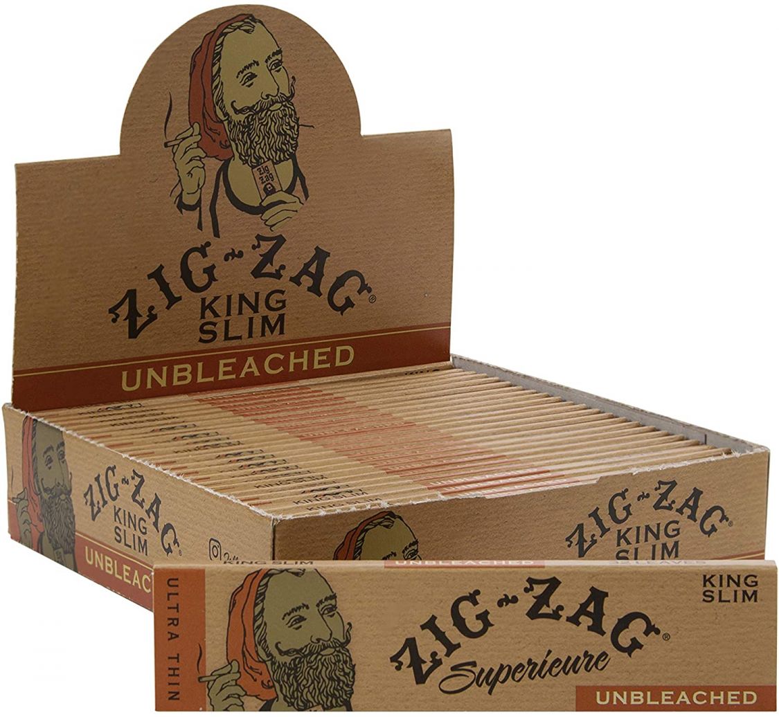 Zig-Zag Zig-Zag Rolling Papers Unbleached King Slim 110 mm Accessories Paper / Rolling Supplies