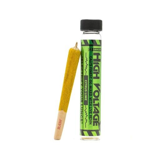 High Voltage Citrus Lime High Voltage Pre-Roll Pre-rolls Infused Pre-Rolls