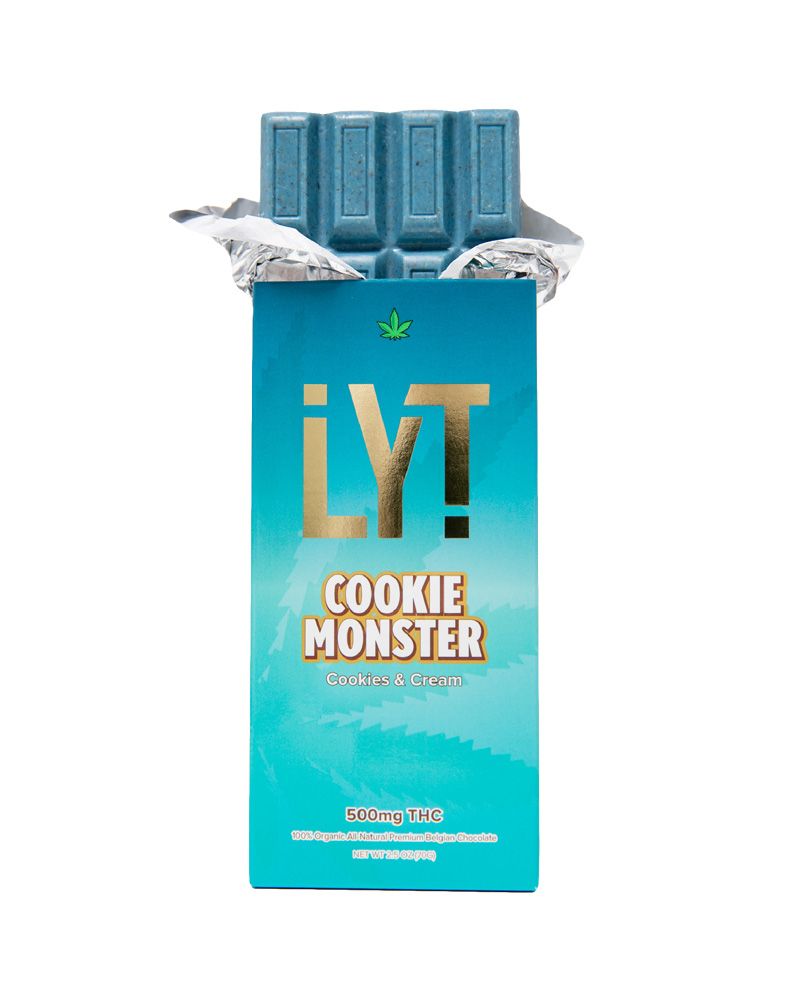LYT Cookie Monster 500mg - 5 for $100 Edibles Chocolates