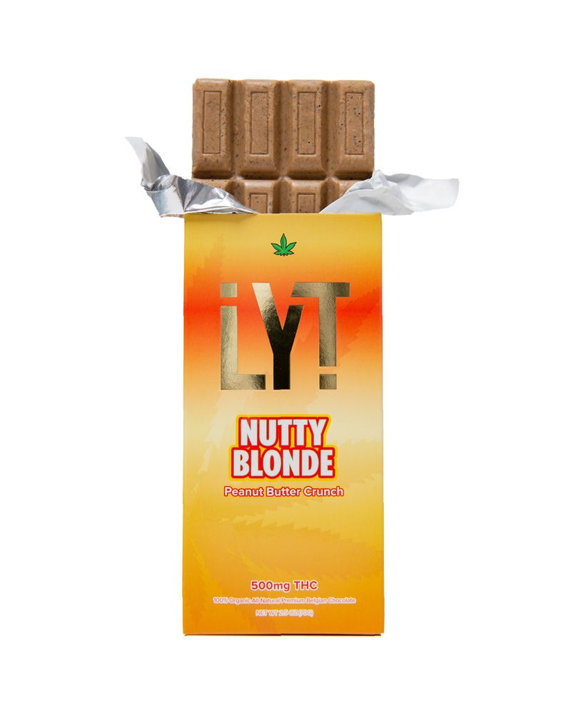 LYT Nutty Blonde 500mg - 5 for $100 Edibles Chocolates