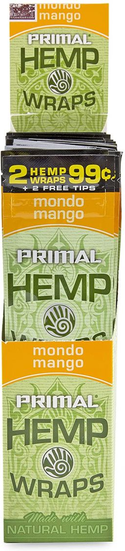 Primal Hemp Primal Hemp - Natural Hemp Wraps Merch Rolling Papers