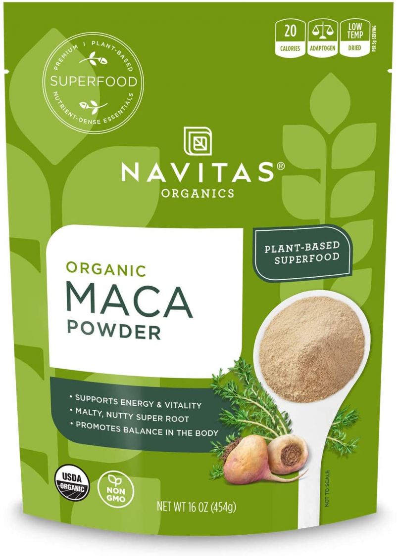 Navitas Organics Navitas Organics Maca Powder, 16 oz. Bag — Organic, Non-GMO, Low Temp-Dried, Gluten-Free Edibles Edible