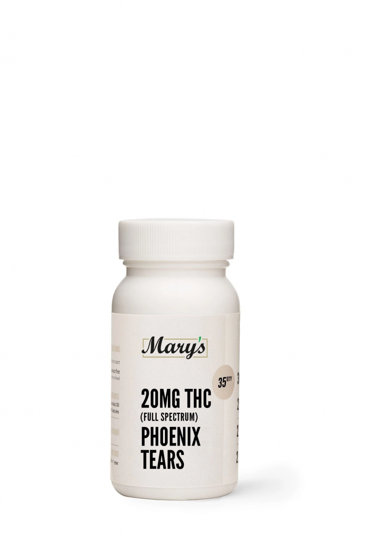 Mary’s Phoenix Tear Capsules Full spectrum 25X 20mg Capsules / Tablets Capsule