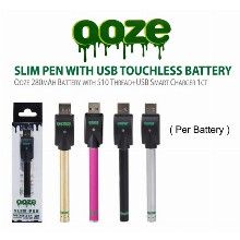  Ooze Twist Slim Pen & Smart USB TOUCHLESS Accessories Batteries