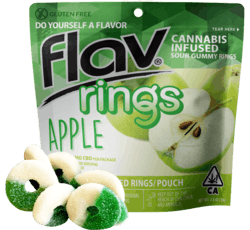 Flav Rings - Apple 100mg Edibles Gummies