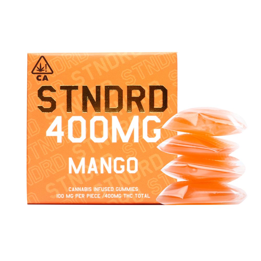 STNDRD Mango 400mg (Hybrid) Edibles Gummies