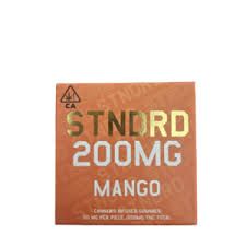 STNDRD 200mg Mango (Indica) Edibles Gummies