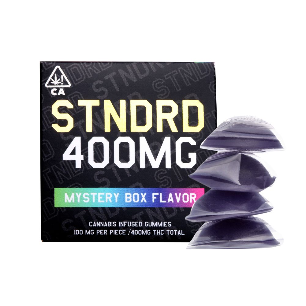 STNDRD 400mg Mystery Flavor Box (Indica) Edibles Gummies