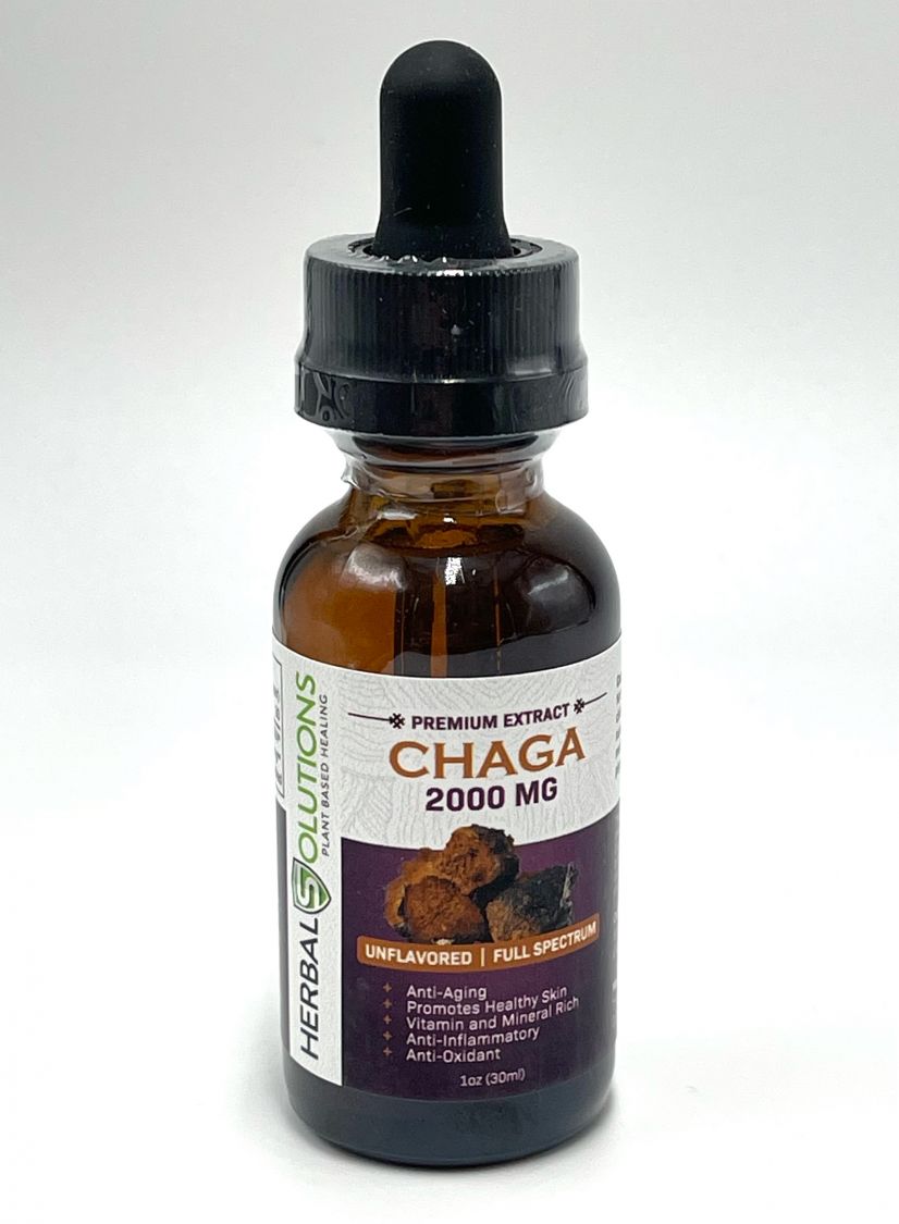 HERBAL SOLUTIONS CHAGA 2000MG Tinctures Tincture