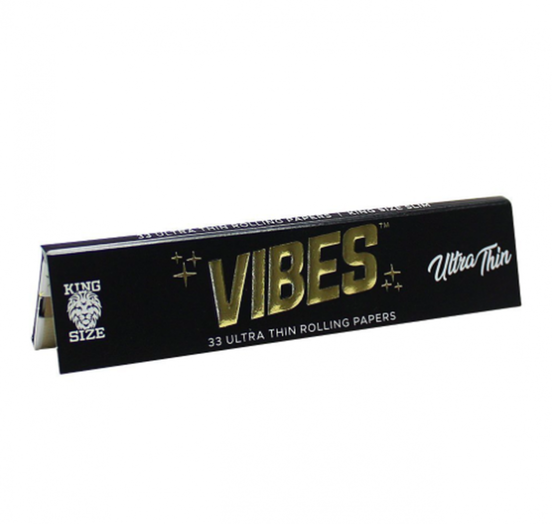 VIBES Vibes Ultra Thin 1 1/4 (black pack) Accessories Paper / Rolling Supplies