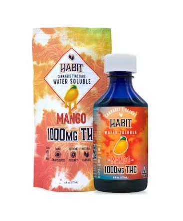 Habit MANGO Water Soluble Pourable Tincture 1000mg Tinctures Tincture