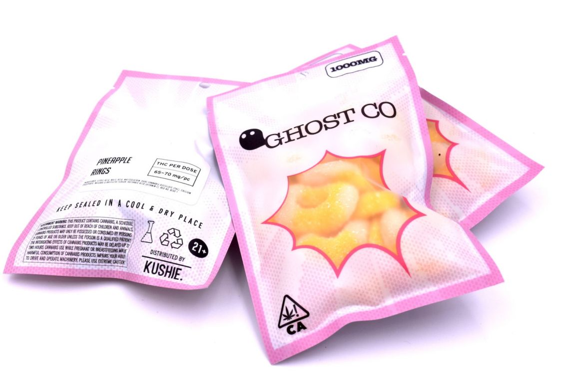 Ghost Co Pink Lemonade Rings 1000mg Edibles Gummies