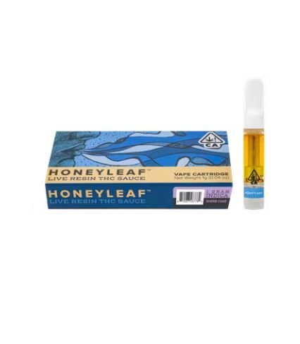 Honeyleaf BUBBLEGUM GELATO - 1G LIVE RESIN CARTRIDGE - INDICA Cartridges 510 Thread