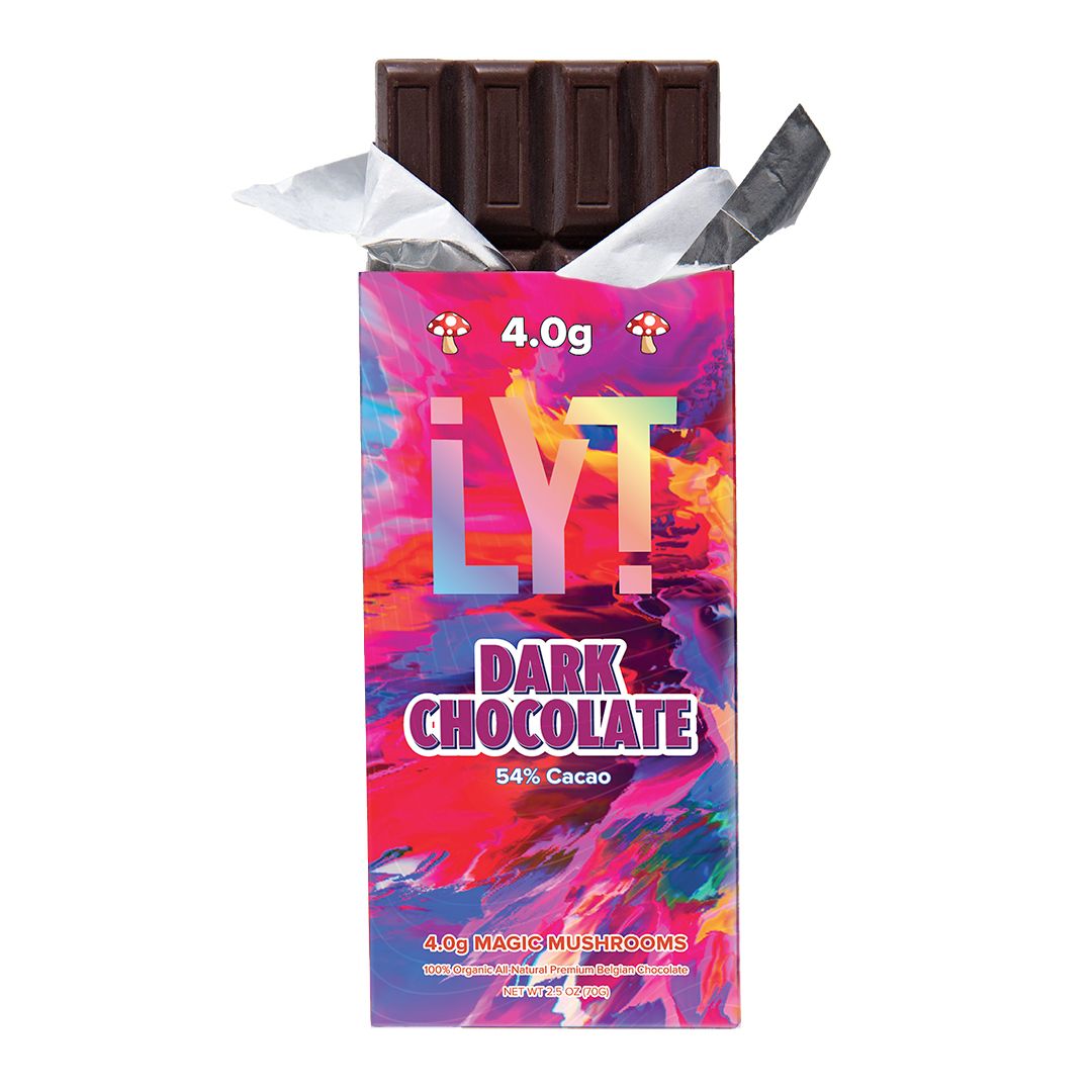 LYT 4g Magic Mushroom Dark Chocolate bar (vegan) Edibles Other