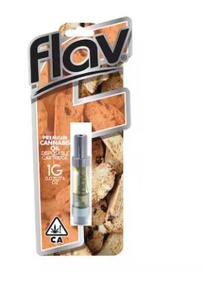 Flav FLAV Cartridge - Biscotti - 1g Cartridges 510 Thread
