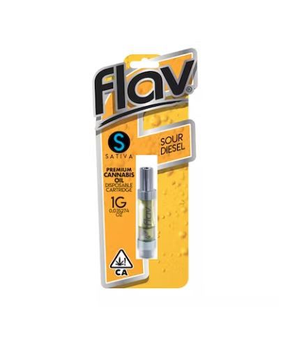 Flav FLAV Cartridge - Sour Diesel - 1g Cartridges 510 Thread