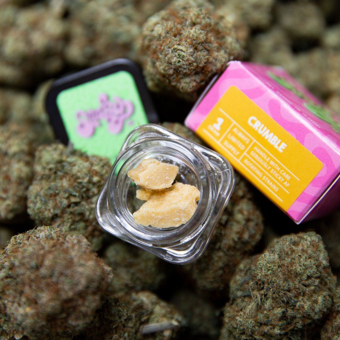Sticky AF Gelatti Crumble Concentrates Crumble