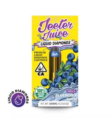 Jeeter Jeeter Juice Liquid Diamonds - Blueberry Kush Cartridges 510 Thread