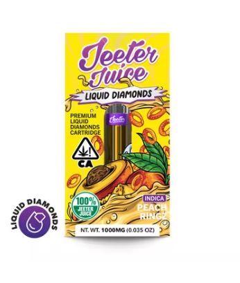 Jeeter Jeeter Juice Liquid Diamonds - Peach Ringz Cartridges 510 Thread