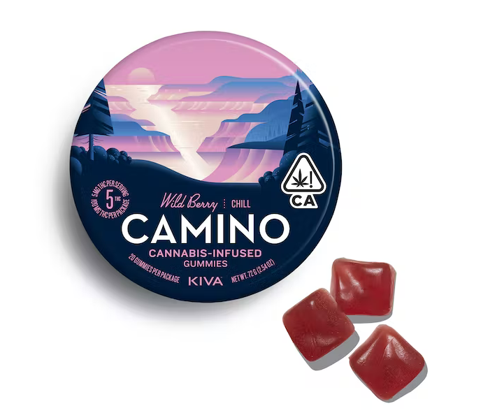 Kiva Confections Camino - Wild Berry 'Chill' Gummies Edibles Gummies
