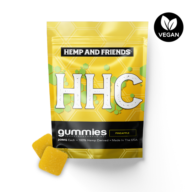 HHC Gummies Pineapple 400 mg | 20 Pieces Edibles Gummies