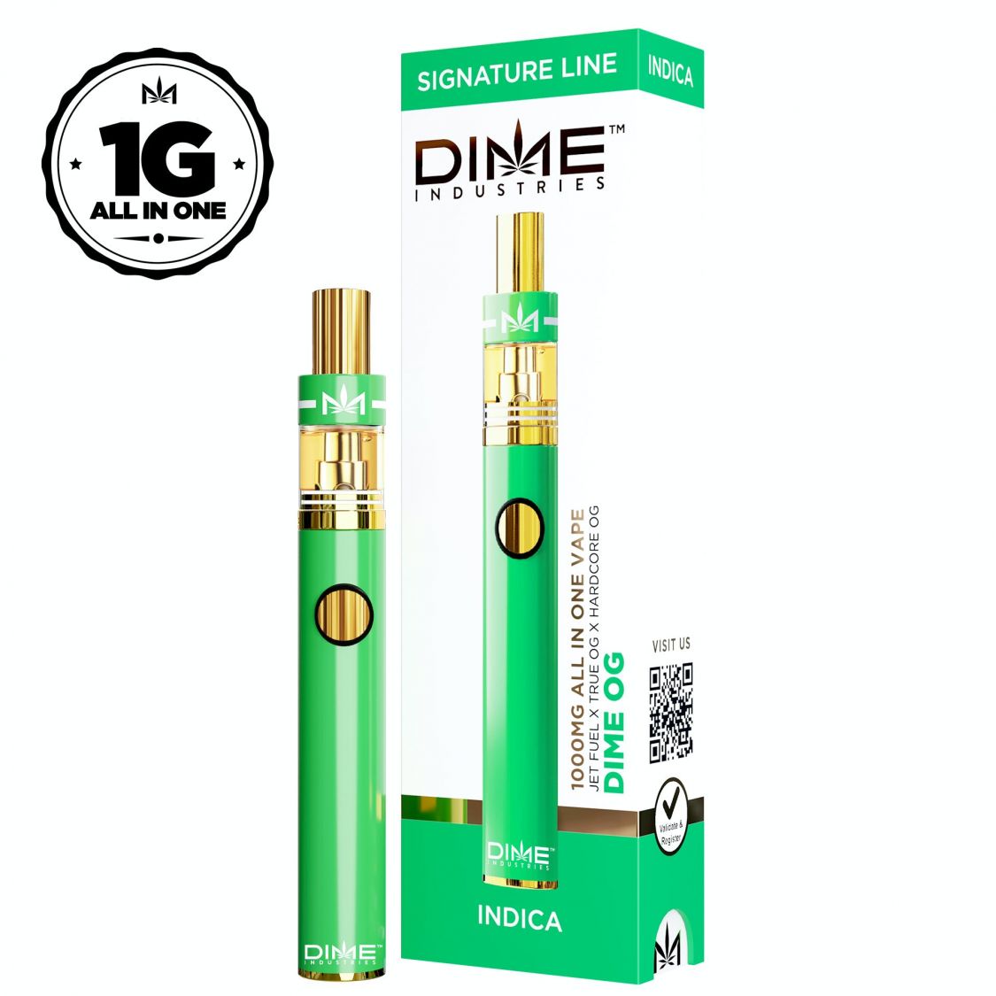 DIME Industries Dime OG All-In-One Disposable Vaporizers Disposable