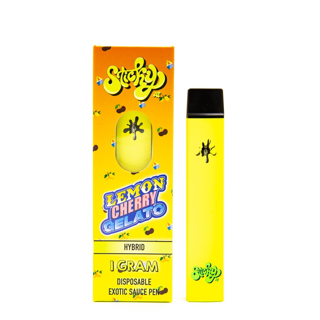 Sticky AF Lemon Cherry Gelato Vaporizers Disposable