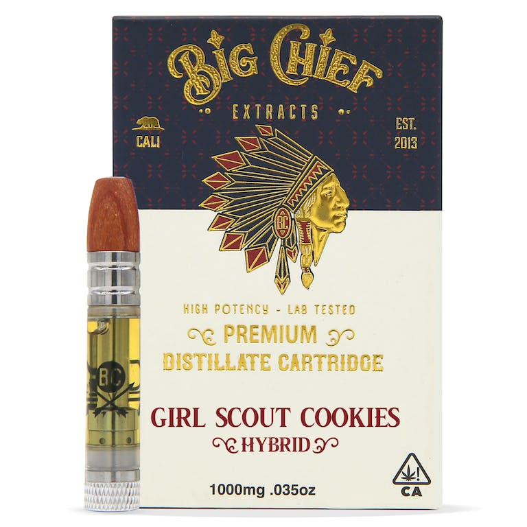 Big Chief Girl Scout Cookies Cartridges 510 Thread