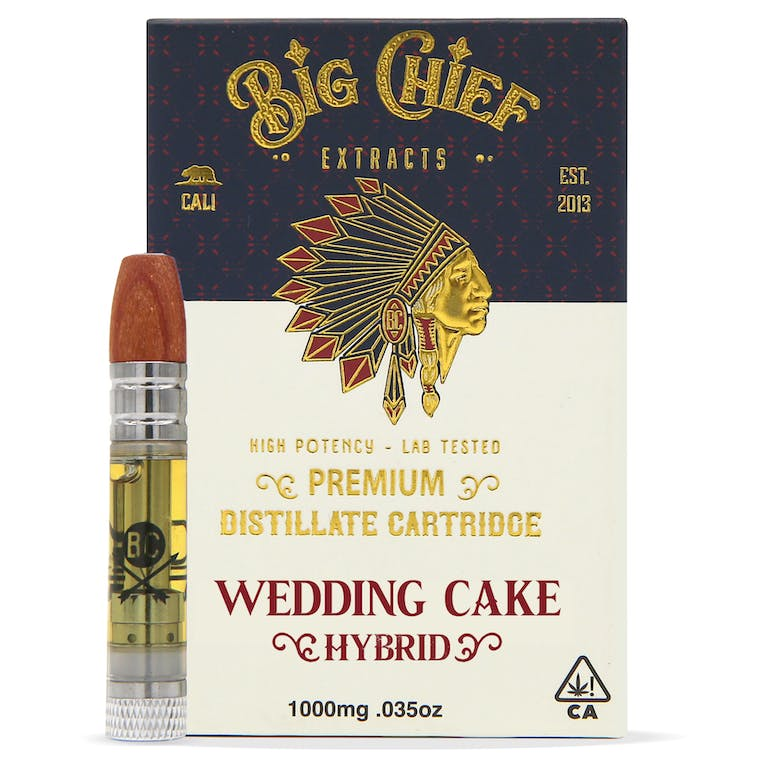 Big Chief Wedding Cake Cartridges 510 Thread