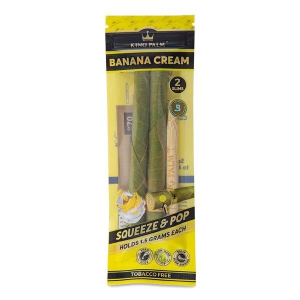 KING PALM Banana Cream Leaf Rolls Accessories Paper / Rolling Supplies