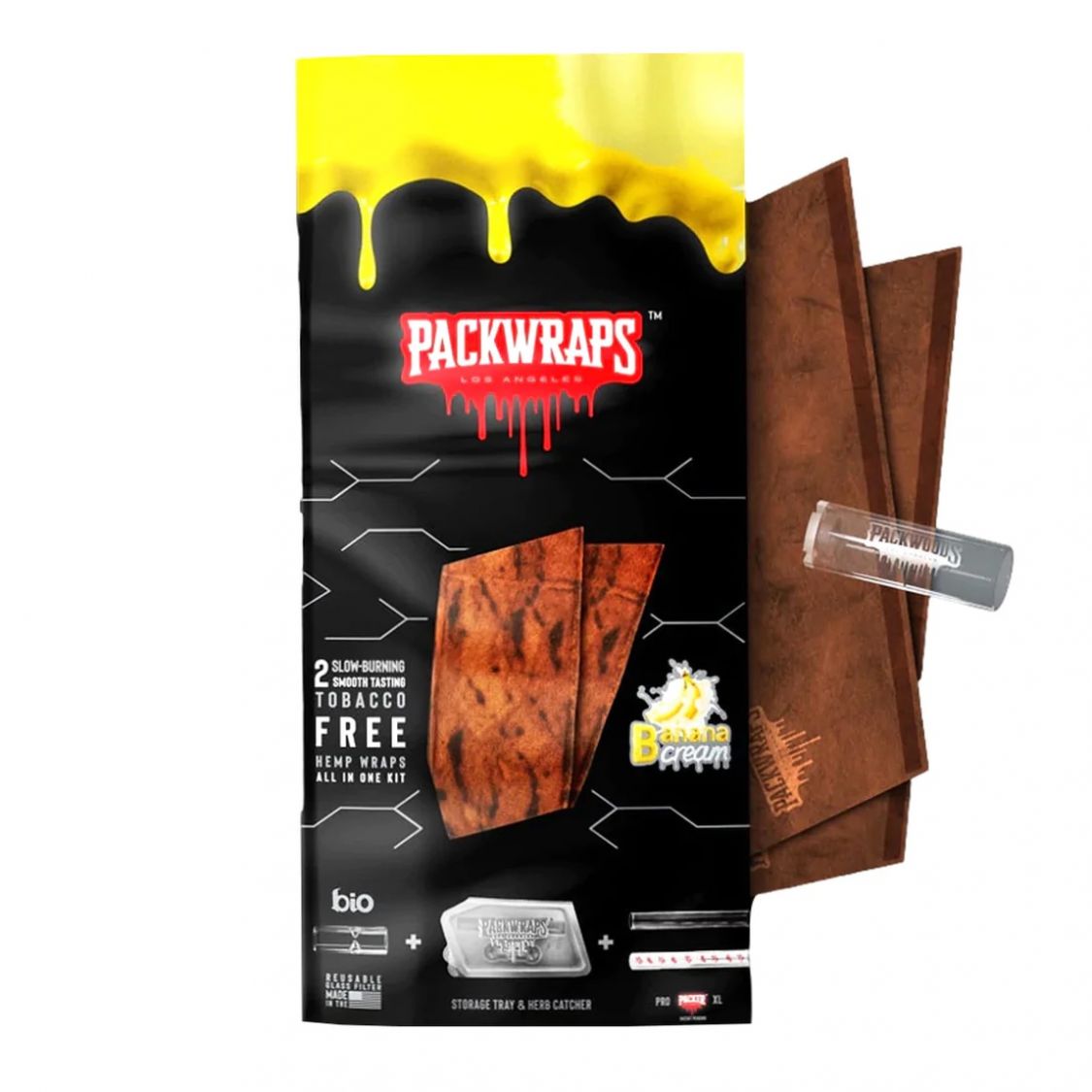 PACKWRAPS Banana Cream Packwraps Accessories Paper / Rolling Supplies