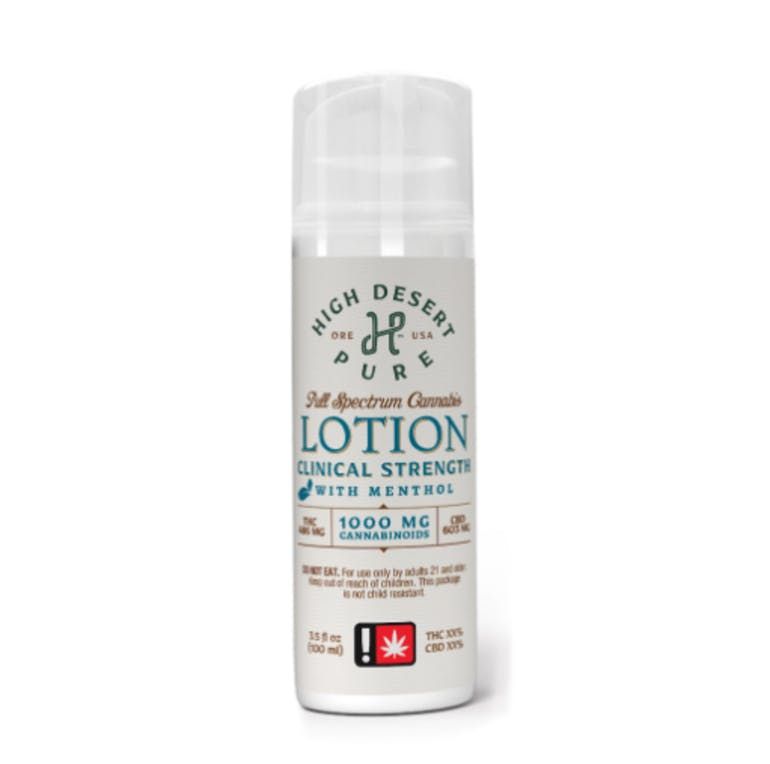 High Desert Pure Full Spectrum Lotion - Menthol Topicals Lotions