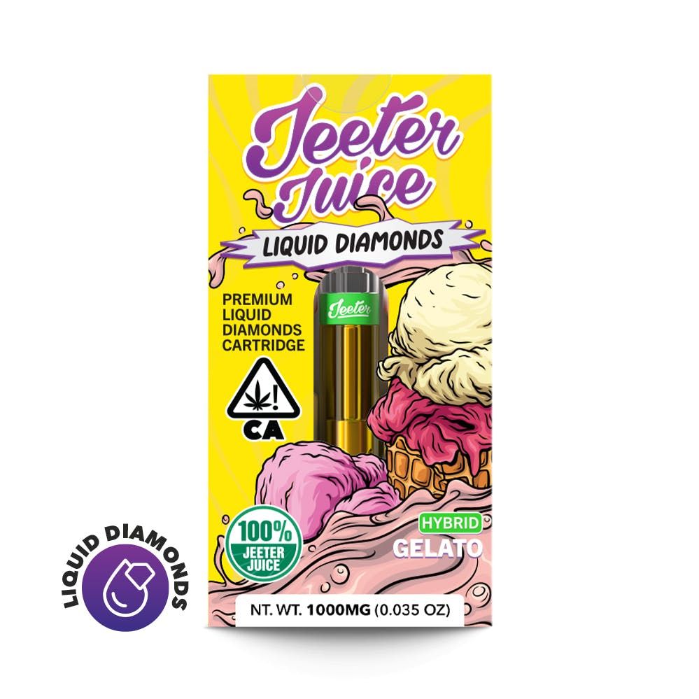 Jeeter Gelato Liquid Diamonds Cartridge Cartridges 510 Thread