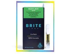 brite labs Black Jack - Live Resin Cart Vaporizers 510 Thread
