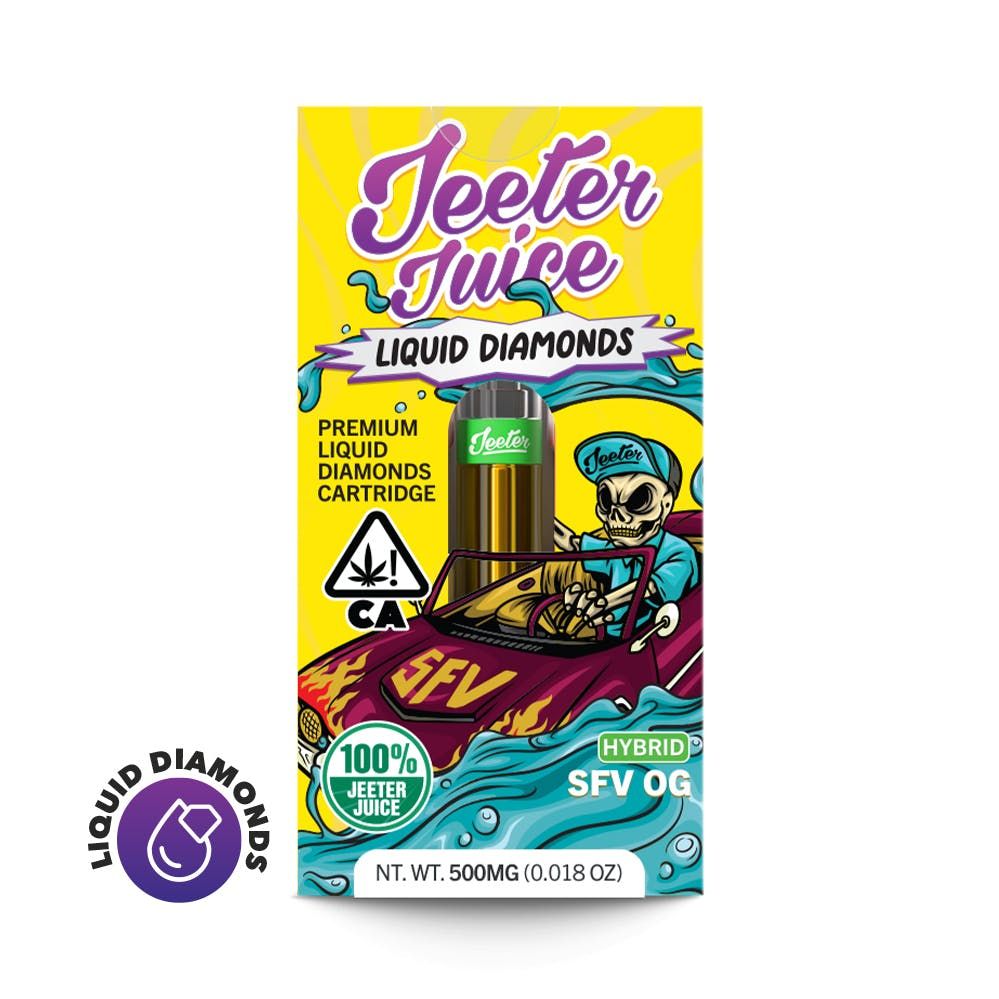 Jeeter Peach Ringz Liquid Diamonds Cartridge  