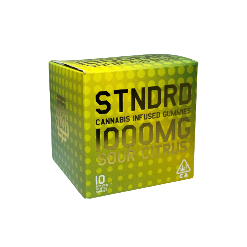 STNDRD Hybrid Sour Citrus Gummies 1000mg  