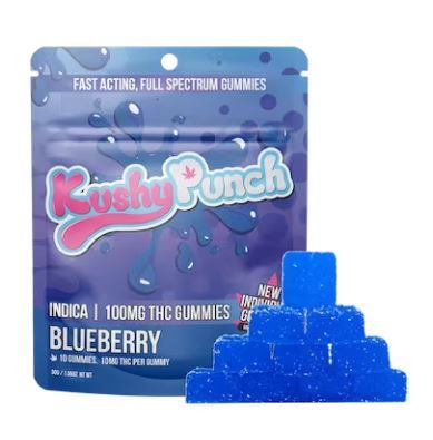 Kushy Punch Kushy Punch Indica Blueberry - Individuals Edibles Gummies